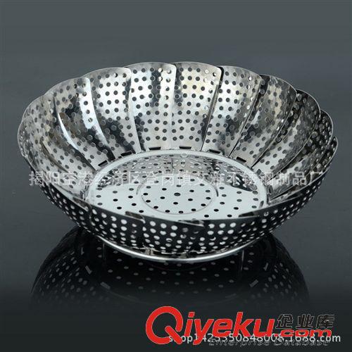 碗、碟、盤 不銹鋼蒸架 可伸縮折疊蒸籠盤蒸架蒸屜多功能蒸盤器蒸格水果籃盆