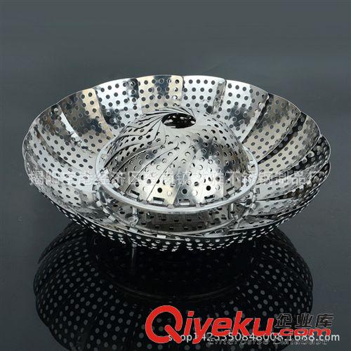 碗、碟、盤 不銹鋼蒸架 可伸縮折疊蒸籠盤蒸架蒸屜多功能蒸盤器蒸格水果籃盆原始圖片3