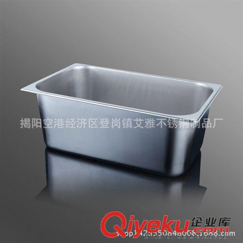 碗、碟、盤 1/1不銹鋼分?jǐn)?shù)盆 加厚電解份數(shù)盆 冰淇淋果醬方盆 自助餐方盆帶蓋原始圖片3