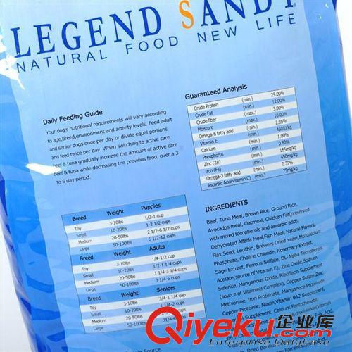 寵物糧食 藍(lán)氏狗糧 牛肉金槍魚配方33+2磅裝 狗狗干糧 亮麗發(fā)毛 去淚痕犬糧原始圖片3