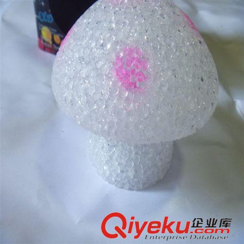 水晶燈 七彩水晶蘑菇燈 蘑菇水晶小夜燈 七彩小夜燈（大號。小號）原始圖片2