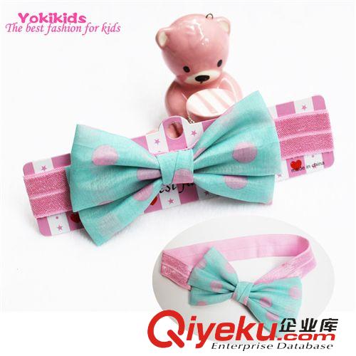 發(fā)帶hair band 40904Yokikids寶寶發(fā)帶　嬰兒用品　波點(diǎn)小清新　外貿(mào)原單　頭飾原始圖片2