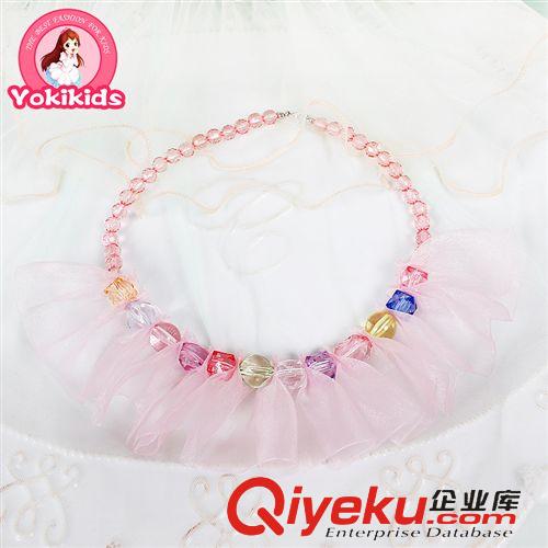 項(xiàng)鏈／手鏈necklaces YOKI兒童飾品 仙女氣質(zhì)公主偏愛款之雪紗水晶項(xiàng)鏈40215