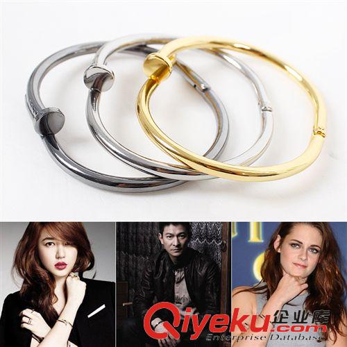 項鏈／手鏈necklaces ［伙拼 ］大咖駕到 男女通用簡潔gd手飾明星偏愛釘子手環原始圖片2