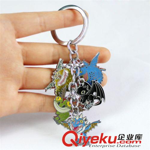 五金金屬工藝禮品 馴龍高手Train GragonQ版無牙夜煞金屬5吊鑰匙扣 電影創意款原始圖片2