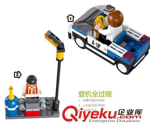 新品上架 小魯班0363直升飛機拼裝積木 兒童益智玩具 拼裝模型玩具原始圖片3