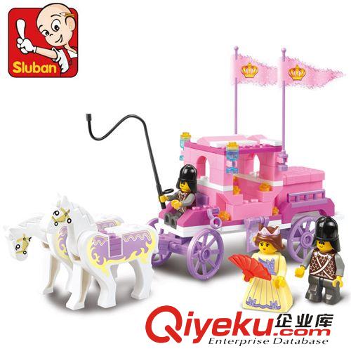 新品上架 小魯班積木 0250皇家馬車益智拼裝玩具 積木玩具 DIY玩具 批發(fā)