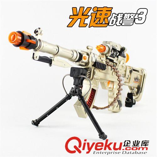 軍事模型玩具 兒童益智電動射擊玩具13218 雷霆戰(zhàn)士3 玩具槍 連發(fā)電動玩具槍