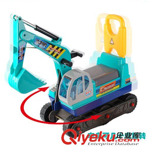 童車 仁達510 仿真工程挖土機 學(xué)步車 童車 兒童學(xué)步車 送安全帽原始圖片2