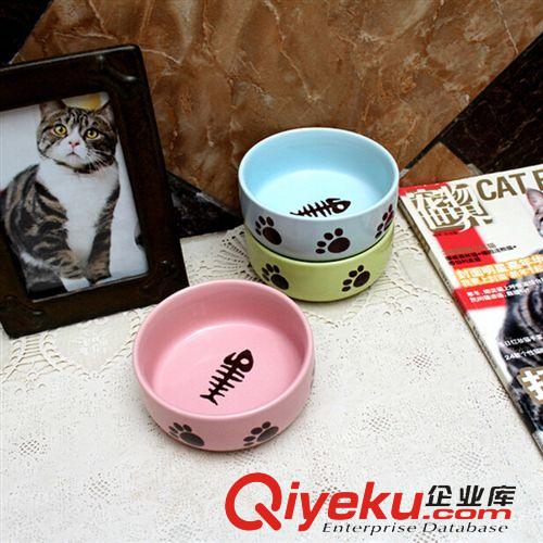 2015年3月新品 新款陶瓷小猫碗 饮水盛水器喂食两用碗 波斯猫加菲猫英短必备用