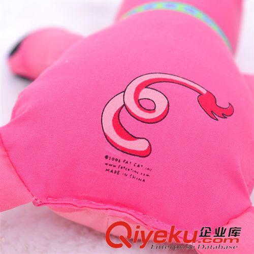 寵物玩具 粉紅飛天大豬 美國FatCat發聲耐咬帆布狗狗玩具 磨牙玩具批原始圖片2