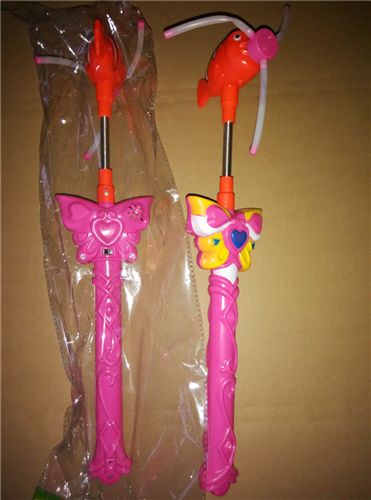 電動玩具 批發(fā)閃光魚風車 小魔仙音樂魚風車 大號巴拉拉音樂魚風車原始圖片3