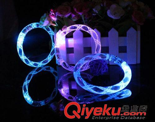 發(fā)光玩具 亞克力閃光手鐲 發(fā)光手鐲 電子LED雙閃發(fā)光手環(huán) 地?cái)偘l(fā)光玩具批發(fā)原始圖片2