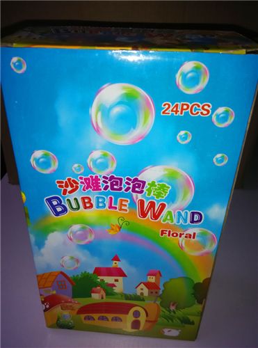 沙滩戏水玩具 28CM沙滩泡泡棒 吹泡泡 泡泡水 泡泡液 夏季景点热销玩具批发