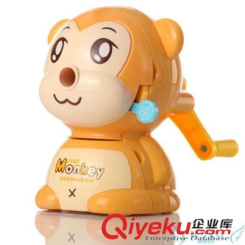 削筆器 晨兮文具 卡通 猴子削筆器 學(xué)習(xí)用品 手搖卷筆刀 鉛筆刀批發(fā)0188原始圖片2