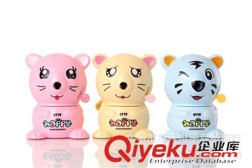 削筆器 晨兮文具 學(xué)生用品 老虎削筆器 卡通鉛筆刀 手搖卷筆刀0118 批發(fā)原始圖片2