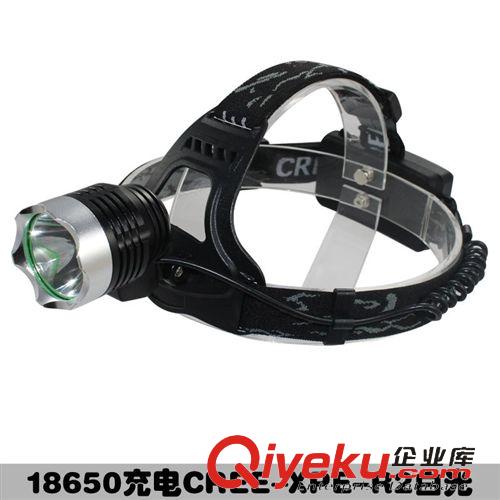 多功能頭燈 戶外野營騎行釣魚礦燈 充電強光CREE-XPE頭燈白光 LED18650電筒