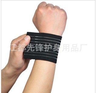 護手 廠家供應纏繞護腕 繃帶護腕 米色護腕 止血護腕 運動護腕原始圖片2
