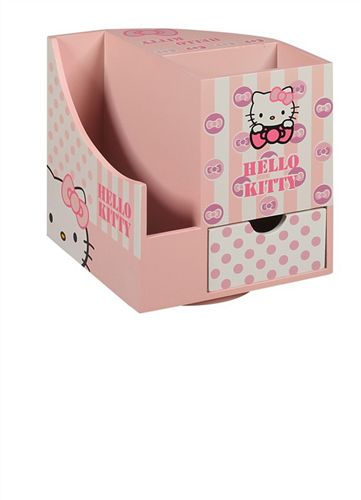 首饰盒 hello kitty多功能收纳 木制质首饰盒化妆盒收纳盒 珠宝盒