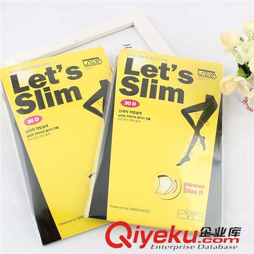 韓國(guó)秋冬連褲襪 韓國(guó)進(jìn)口絲襪批發(fā)Lasya let s slim正品百搭提臀瘦腿30D薄連體襪原始圖片3
