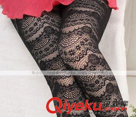 韓國打底褲系列 夏季韓國進口打底褲批發女褲薄九分打底褲蕾絲透9分褲9F8原始圖片2