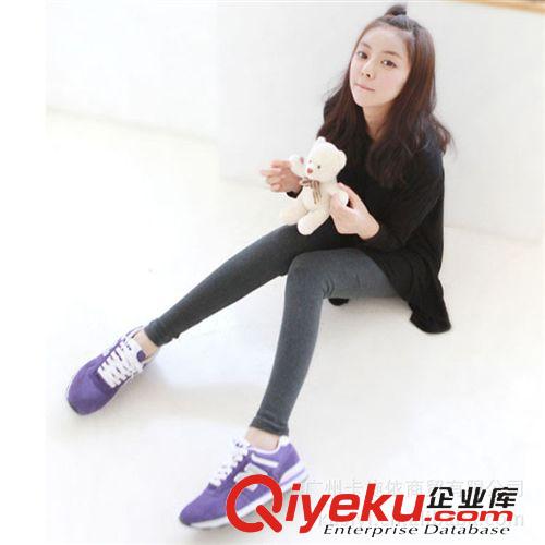 韓國打底褲系列 春秋韓國進口打底褲批發修身九分褲女士打底褲純色9分褲9F73