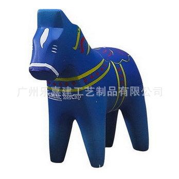 热销产品 乐喜建厂家直销：PU卡通袋鼠玩具  拳击手卡通袋鼠 PU仿真动物