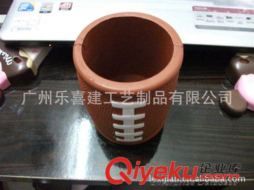 PU穿孔類杯套，手機(jī)座 PU球形保溫杯套-橄欖球杯套 尺寸：40*8.3*8.3CM （可訂制印刷）原始圖片3