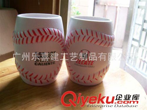 PU穿孔類(lèi)杯套，手機(jī)座 PU杯套壓力球 PU高爾夫球形手機(jī)座套 PU高爾夫足球形PU杯套原始圖片3