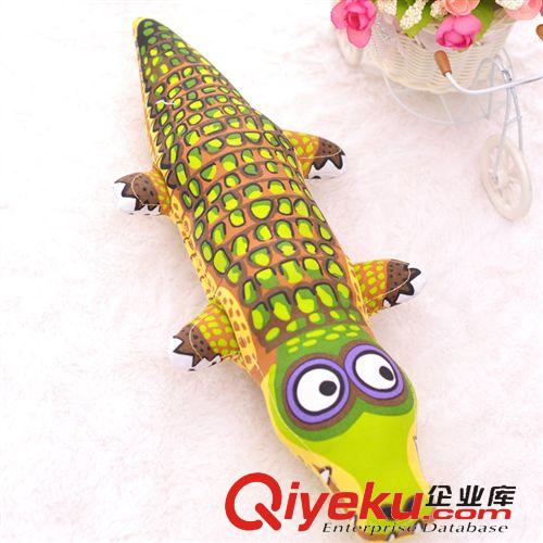 每月新品 美國(guó)FATCAT 大鱷魚 發(fā)泄玩偶 耐咬帆布狗狗玩具磨牙玩具寵物用品原始圖片2