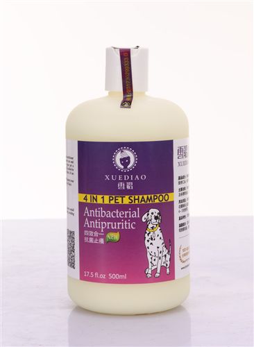 浴液用品 貂四效合一sj滅蚤止癢 狗狗沐浴露500ml 犬用香波