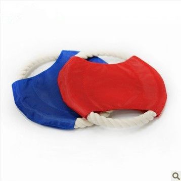 寵物玩具 寵物飛盤飛碟狗玩具玩具大狗棉繩玩具 耐咬結(jié)實互動訓(xùn)練磨牙