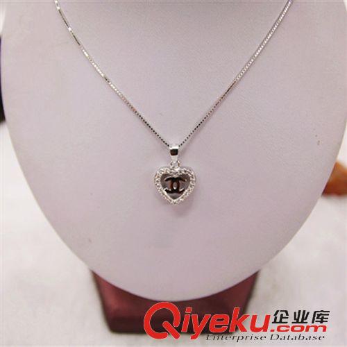 新品區(qū) 廠家直銷925銀項(xiàng)鏈女韓國時(shí)尚飾品心形狀純銀項(xiàng)鏈女純銀項(xiàng)鏈女