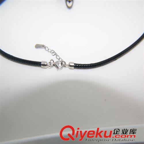純銀飾品 廠家直銷 新款上市 時尚復(fù)古泰銀女式皮質(zhì)項鏈原始圖片3