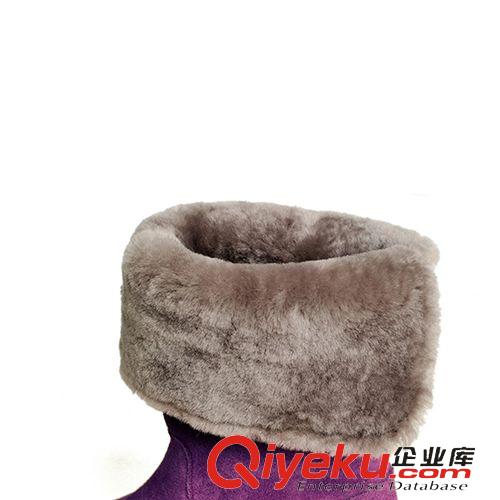 雪地靴 外貿2014秋冬新款中筒靴真皮羊毛舒適平底純色女式雪地靴一件代理原始圖片3