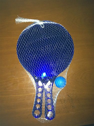 沙灘球拍 【廠家供應】2把+1球沙灘球拍   促銷產品   塑料球拍  羽毛球拍