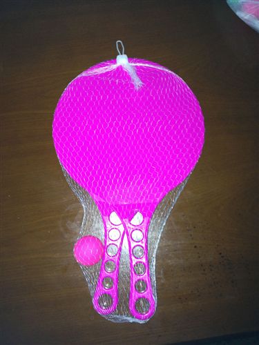 沙灘球拍 【廠家供應】2把+1球沙灘球拍   促銷產品   塑料球拍  羽毛球拍原始圖片2