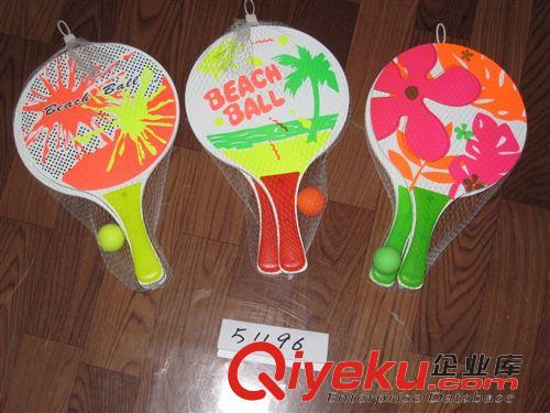 沙灘球拍 【廠家供應】2把+1球沙灘球拍   促銷產品   塑料球拍  羽毛球拍
