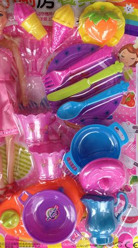 餐具系列 兒童玩具  兒童夢幻小廚房餐具系列20件套原始圖片3