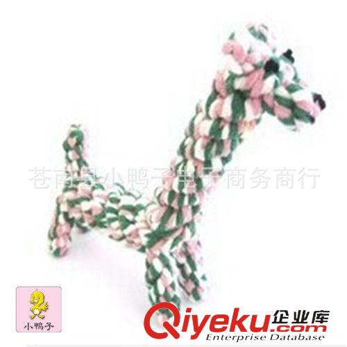 動物編織玩具 好玩的編織動物 寵物玩具 純手工編織 可愛動物 玩偶 長頸鹿批發(fā)原始圖片2