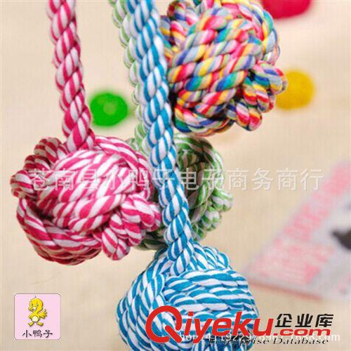 棉繩手編玩具 廠家直銷 狗狗玩具 耐咬咬繩 貓狗寵物用品 10cm 超大號棉繩球