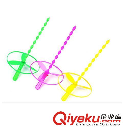 夏季熱賣玩具 地攤玩具飛天仙子塑料竹蜻蜓玩具飛盤塑料竹蜻蜓旋轉飛輪手推飛碟原始圖片2