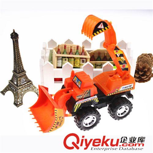 創(chuàng)意玩具 兒童玩具工程車(chē)挖機(jī)加推土機(jī)兒童玩具車(chē)批發(fā)地?cái)傌浽葱『⑼婢吲l(fā)