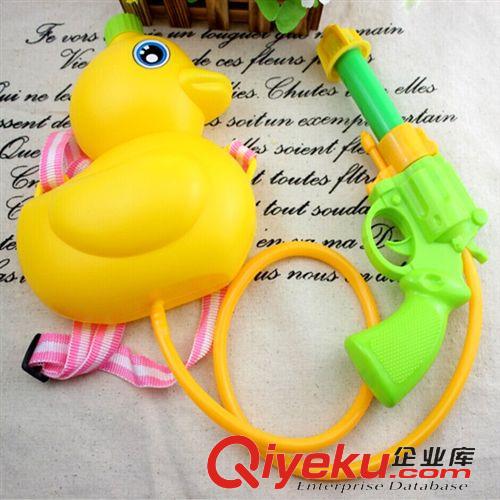創(chuàng)意玩具 兒童創(chuàng)意大黃鴨背包壓力水槍批發(fā) 夏季戲水玩具 義烏兒童玩具批發(fā)原始圖片2