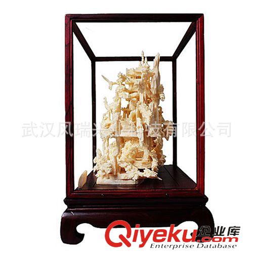 湖北特色禮品 湖北武漢特色文化紀念禮品更上層樓骨雕黃鶴樓藝術品免費刻字原始圖片2