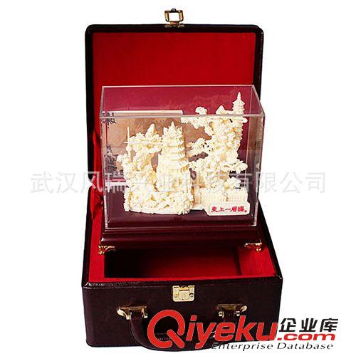 湖北特色禮品 湖北武漢特色文化紀念禮品更上層樓骨雕黃鶴樓藝術品免費刻字原始圖片3