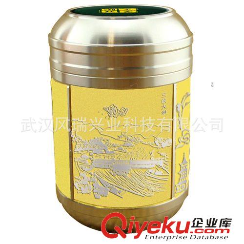湖北特色禮品 湖北武漢特色楚文化禮品 黃鶴樓金鑲玉錫茶葉罐 可定制免費刻字原始圖片2