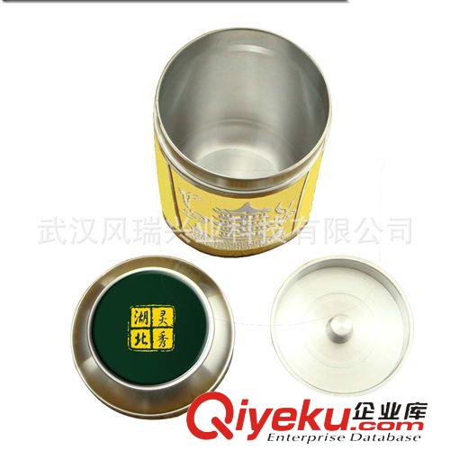 湖北特色禮品 湖北武漢特色楚文化禮品 黃鶴樓金鑲玉錫茶葉罐 可定制免費刻字原始圖片3