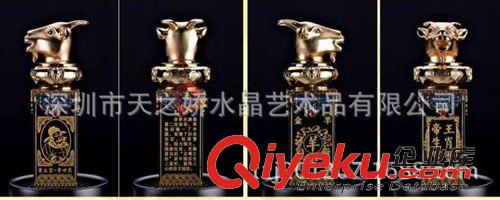 玉石產(chǎn)品 新品爆款十二生肖寶璽 和田青玉印章辦公禮品收藏擺件琺瑯彩印章