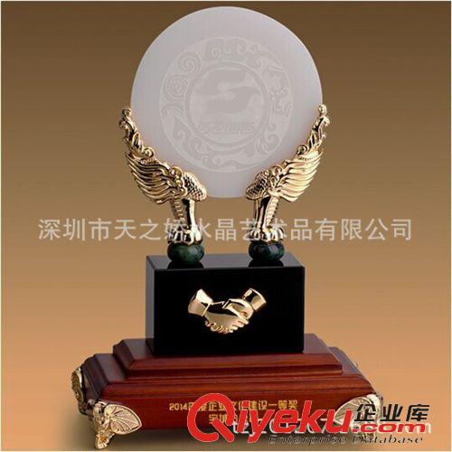 玉石產(chǎn)品 精品批發(fā)tr玉石平安扣 平安如意商務擺件玉盤 玉石圓盤開業(yè)禮品原始圖片3